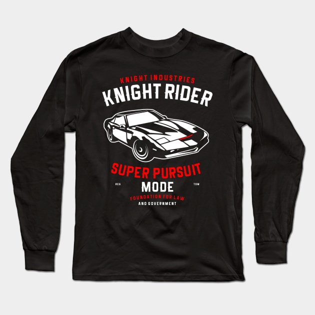 Knight Rider Long Sleeve T-Shirt by OniSide